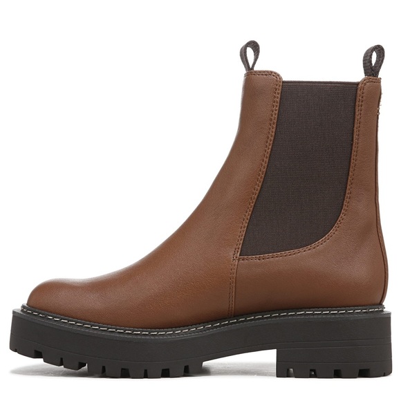 NEW IN BOX Sam Edelman Laguna Chelsea Boot Tawny Brown - Sizes 9 + 9.5 - Picture 6 of 8